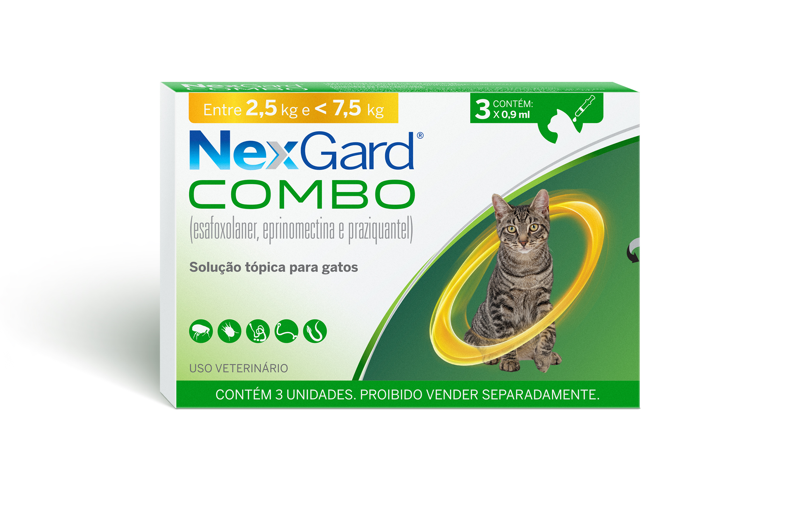 NexGard COMBO 2,5 a 7,5 kg